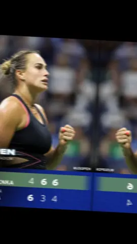 Super Girl reigning champ 🏆 Sabalenka is going back to the US Open finals 🤩 #USOpen #Tennis #Tennistv #tennisfans #Atp 