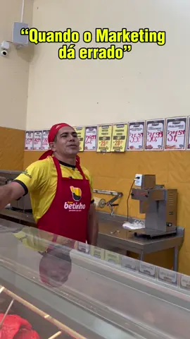 Quando o roteiro não sai como o esperado 🤣🤣🤣 #meme #engraçado #supermercado #açougue