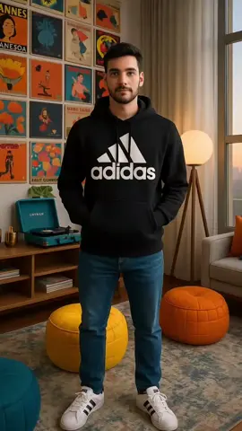 adidas Lifestyle Essentials Big logo Hoodie black men#hoodie #adidas #hoodieadidas #adidaslifestyle 
