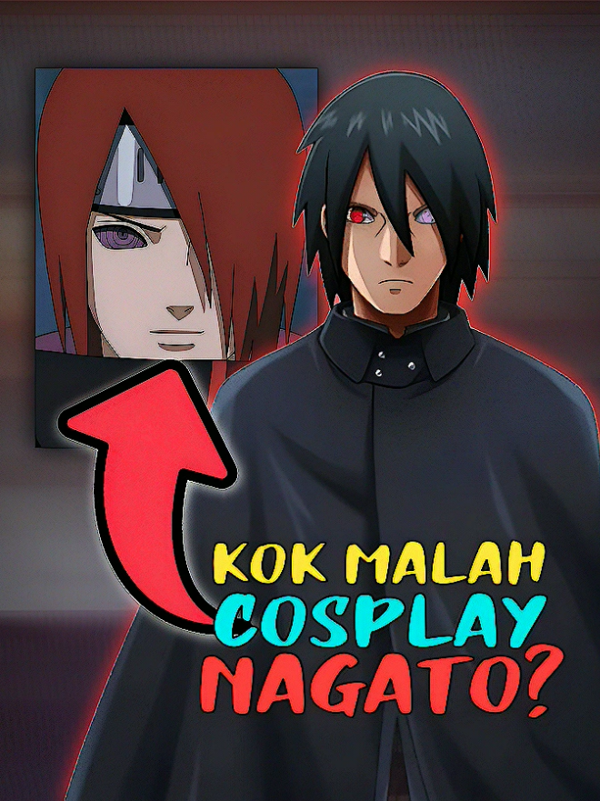 Malah Cosplay jadi Nagato🗿 — sumber :  Yt : @NEKONERD21 #narutoshippuden #sasukeuchiha #yura #fyp 