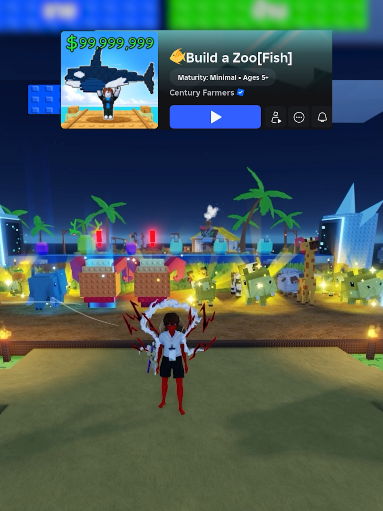 สร้างสวนสัตว์ในโลบ๊อก #Roblox #เกมตลก #gaming #build