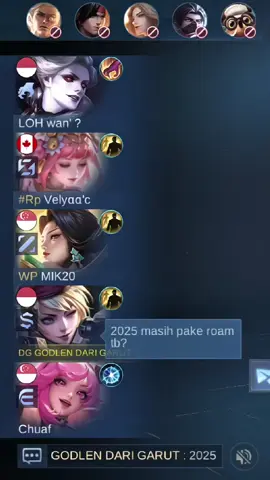 roam tb gk ada di pick or ban berati ampas ygy  #mlbb 