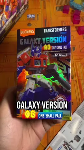 Blokees Transformers Galaxy Verison 08💥💥💥 @blokees.official @BLOKEES Official Store  • • • • • #blokees #blokeestransformers #transformers #modelkit #fyp 