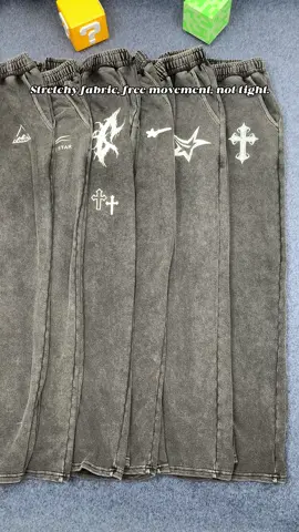 Men's Casual Knit Pants with Trendy Letter Print……#cartoon #tiktokshop #fyp #fypシ #mensweater 