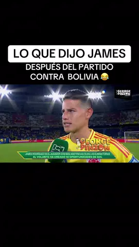 Lo que dijo James después del partido contra Bolivia 😂 • • #humor #james #seleccioncolombia #video #viral 