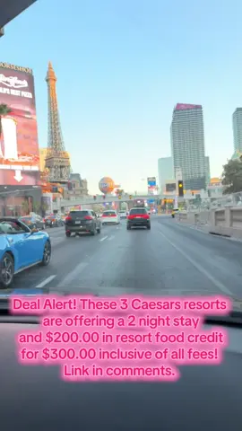 A deal for locals and visitors alike! #lasvegastiktok #lasvegas #vegas #lasvegasdeals #caesars 