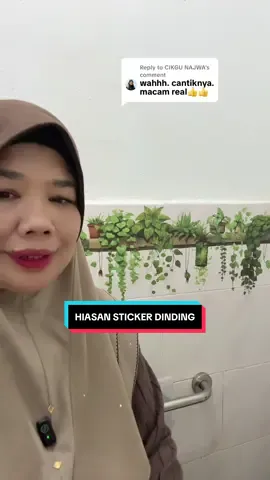 Replying to @CIKGU NAJWA  #stickerhiasandinding #stickerpokokhiasan  #hiasandinding