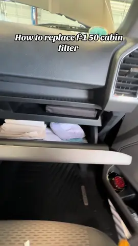 How to replace the cabin air filter on an F-150 🚘💨 Easy DIY fix you can do in minutes—your AC and lungs will thank you 😂 #F150 #FordF150 #CabinAirFilter #CarMaintenance #DIYAuto     