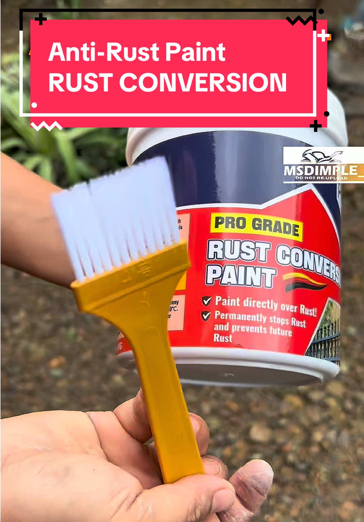 Anti-Rust Paint For Metal solid gamitin pang pintura lalo na sa mga kinakalawang na bakal o parte ng motor😍 Metal Paint✅ Motorcycle Paint✅ Motorcycle Parts ✅ Pintura sa Motor✅ Proti Paint✅ No More Kalawang✅ Anti-Kalawang✅ #rustpaint #antirustpaint #motorcyclepaint #metalpaint #foryoupage 