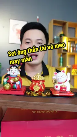 Bộ 3 tài lộc, tiền tài như nước vừa đẹp vừa ý nghĩa #thantai #meothantai #xuhuong #nhanuytin88 