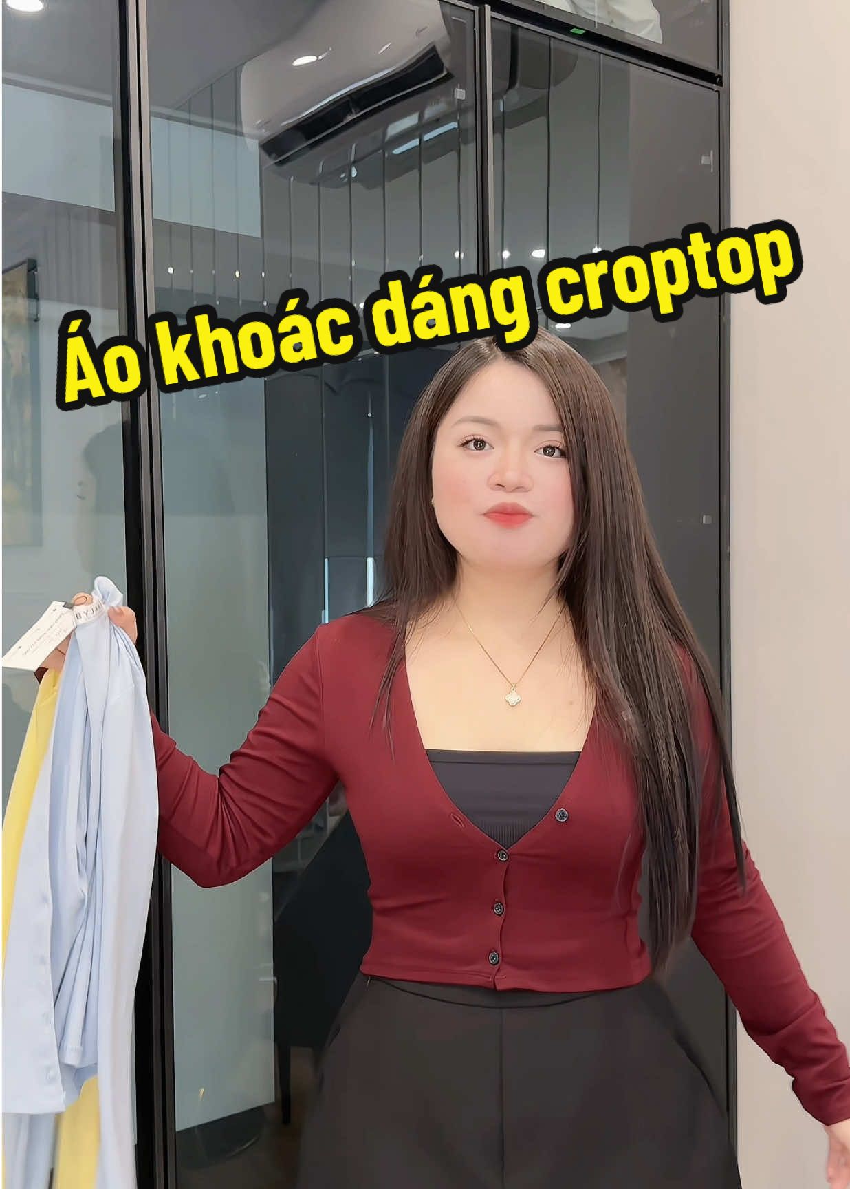 Áo khoác cardigan mỏng có cúc dáng croptop #thaohuyenbigsize #thoitrangbigsize #bigsizenu #aobigsize #cardigan 