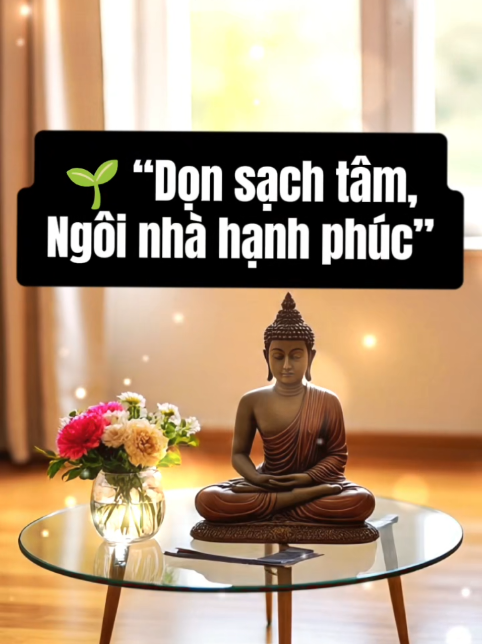 🌱 Dọn Sạch Tâm, Ngôi Nhà Hạnh Phúc  #hanhphuc #ngoinhahanhphuc #buong #PhatDay 