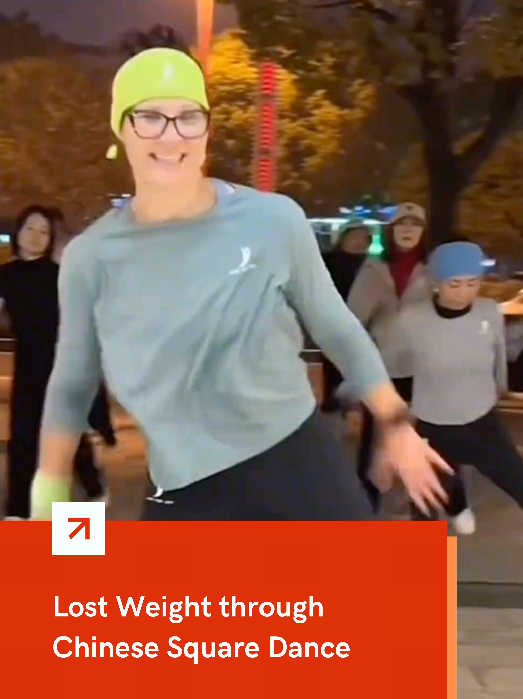 Did you know you can actually lose 60 pounds just by doing Chinese square dance? 🕺 #China #LoseWeight