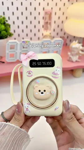 Sạc nhanh, nhỏ gọn, thiết kế đáng iu là những gì mà em sạc này có 🫶🏻✨  #review #xuhuongtiktok #sacduphong #sacduphongtrongsuot 