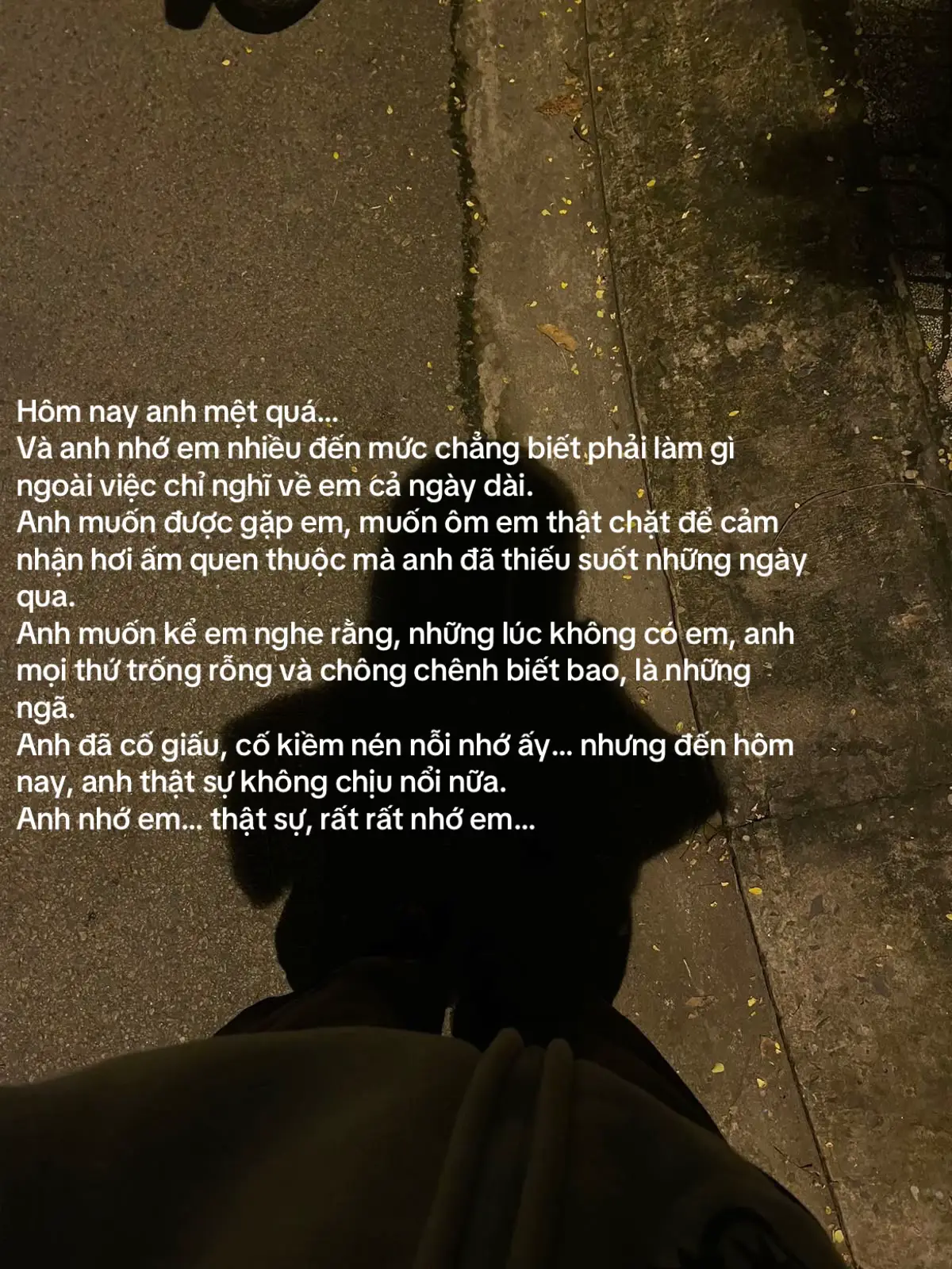 anh thật sự nhớ em...