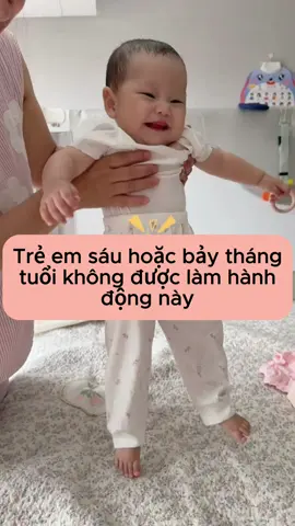bé 6-7 tháng không được làm hành động này#xuhuong #embe #mevabe #meochamcon 
