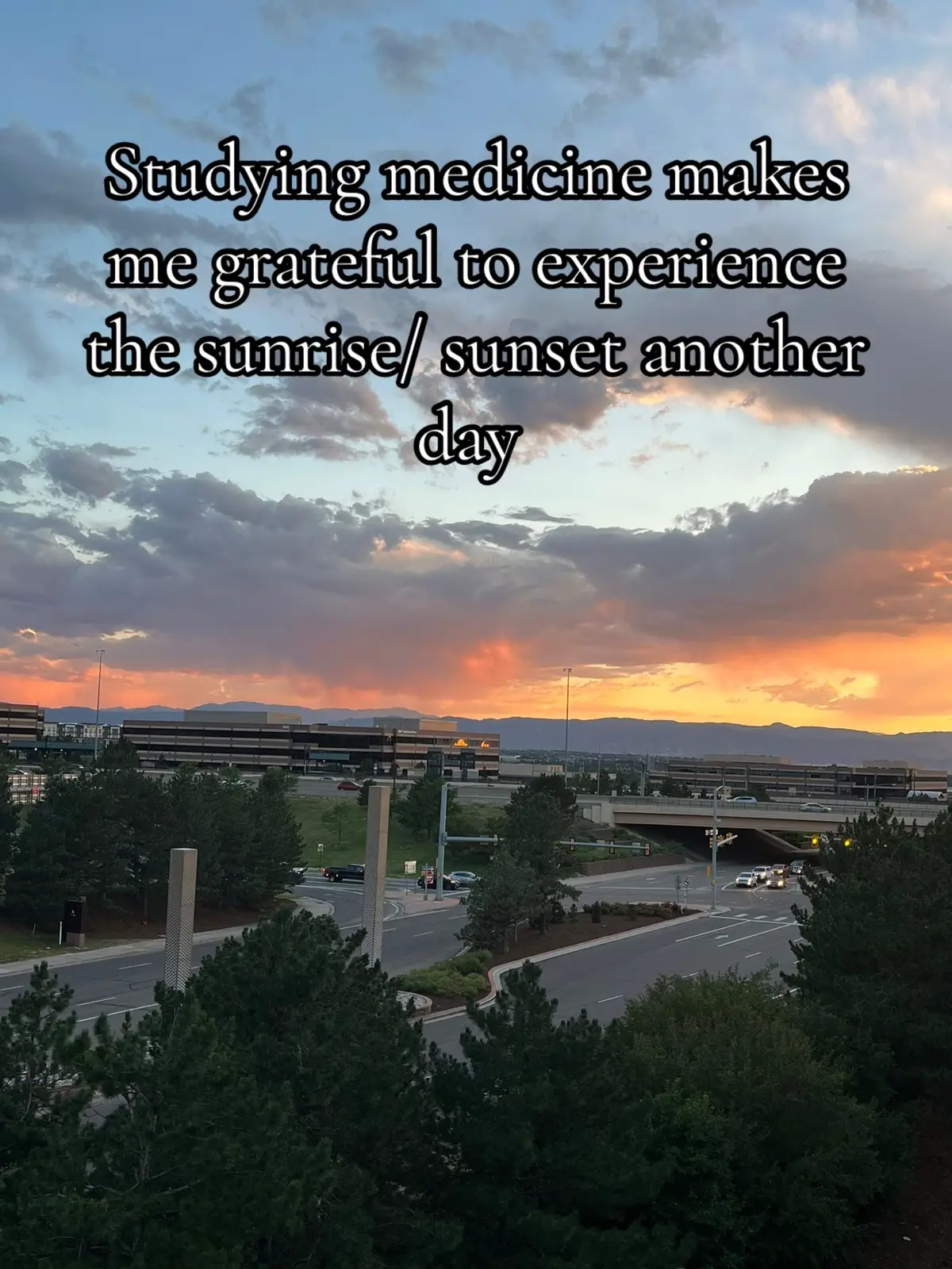 a reminder that each day is a blessing #medstudent #healthcare #sunset #sunrise 