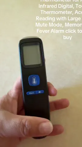 #myvideoviral #foryoupage #No-Touch Forehead Thermometer for Adults, Infrared Digital, Touchess Thermometer, Accurate Reading with Large Display, Mute Mode, Memory Recall, Fever Alarm  good product 