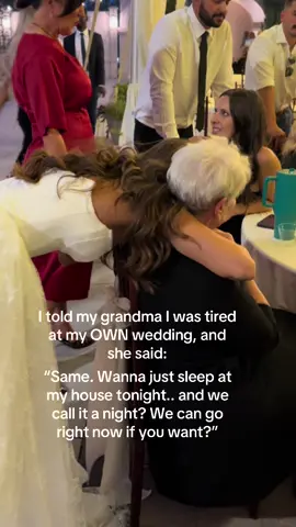She said let’s gtfo #grandma #grandmasoftiktok #weddingday 