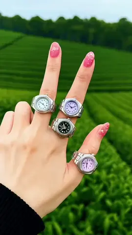 Jam tangan cincin cocok untuk pria dan wanita jam cincin unik dan lucu  #jam #jamtangancincin #jamcincin #cincin #jammurah 