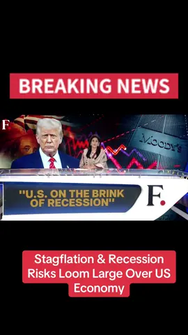 Stagflation & Recession Risks Loom Large Over US Economy. #breakingnewsaroundtheworld🌎 #newsupdatetoday #usa🇺🇸 #USTariffs #tradewar 