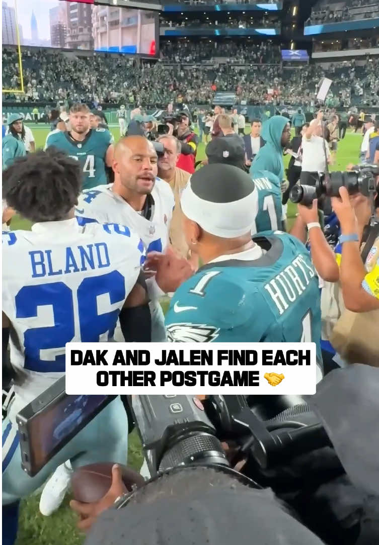 all love from the qb1s #dakprescott #jalenhurts #dallascowboys #philadelphiaeagles #nfl 