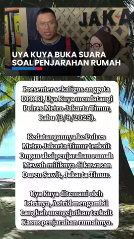 Uya Kuya Maafkan Lansia yang Jarah Rumahnya #viral #demodpr #dpr #demo 