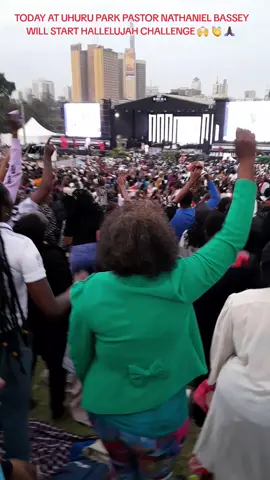 TODAY AT UHURU PARK PASTOR NATHANIEL BASSEY WILL START HALLELUJAH CHALLENGE 🙌 👏 🙏🏿 at RHEMAFEAST #RHEMAFEAST2025 #nathanielbassey #kenyantiktok🇰🇪 #rhemafeastniyetu #halleluyahchallenge 