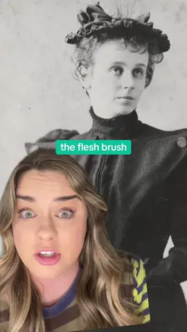 like dry brushing today, just with a much better name #victorian #victorianera #history #victorianhygiene  #historytok 