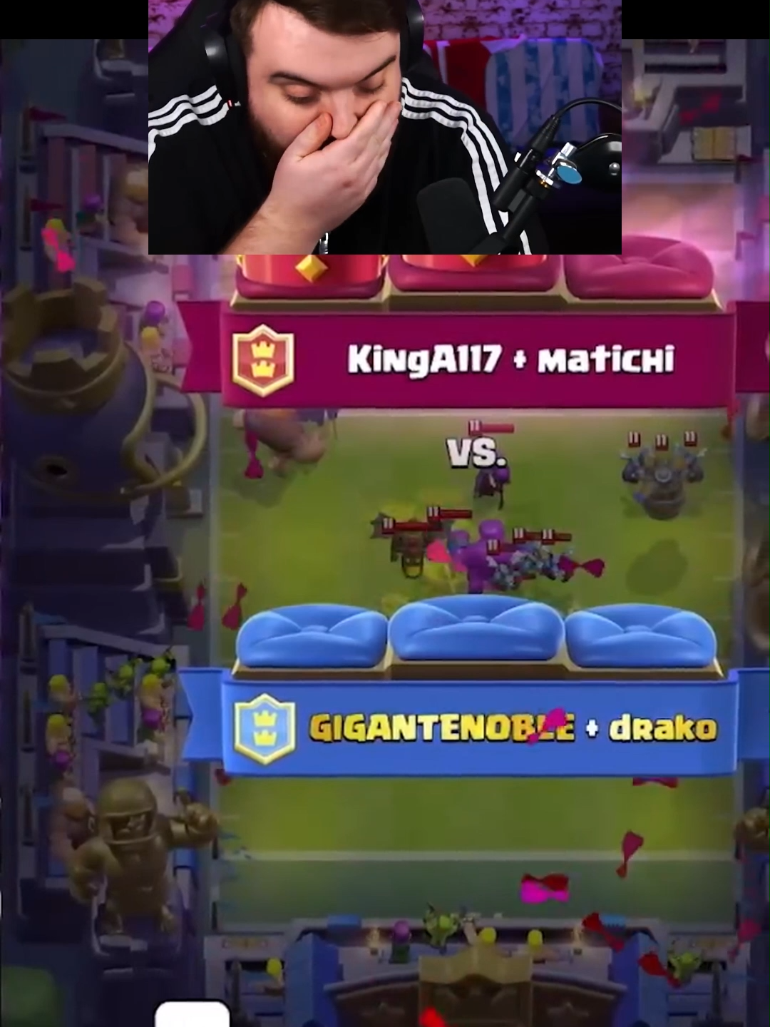 ibai y Auronplay en clash royale #ibai #ibaillanos #auronplay #auron #clashroyale