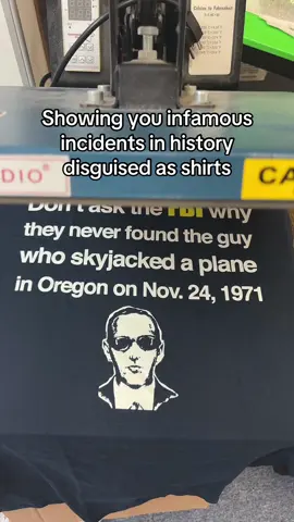 DB #watchlist #memeshirt #dbcooper #history 