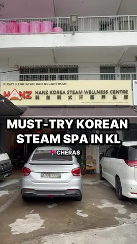 【✨MUST-TRY KOREAN STEAM SPA IN KL!🔥 Sweat = Wellness】  No need to fly to Korea — right here in KL you can experience an authentic Korean steam spa! 💆🏻‍♀️💨  Three types of steam therapy in one visit — perfect for detox, beauty, and total relaxation! 📌 The 3 steam therapies:  🌿 Herbal Steam: Great for women’s health, helps self-healing & improves body condition  💎 Nano Steam: Boosts metabolism, brightens skin, reduces pigmentation & eases sinus issues  💆 Salt Therapy Steam: Relieves fatigue, shoulder & neck pain, and helps with better sleep ✅ Supports blood circulation & helps with high blood pressure/cholesterol/sugar ✅ Strengthens immunity & improves sleep quality ✅ Just one session and you’ll sweat it all out — detox you can really feel! ✅ Cozy environment, suitable for the whole family to enjoy together 🌙 After the session, you even get served ginger tea or fruit tea — even uncles and aunties say it’s amazing! Who says wellness can’t be chill and enjoyable? 😌 【Hanz Korea Steam Wellness Centre】  📍 Address: 9a, Jalan Badam 9, Kampung Cheras Baru, 56100 Kuala Lumpur, Wilayah Persekutuan Kuala Lumpur  🕐 Opening Hours: 9.00am – 11.00pm #KoreanSteamSpaKL #WellnessKL #HerbalSteam #SaltTherapy #NanoSteam #Detox #RelaxAndRecharge #NeckShoulderRelief #WellnessDay #KLfoodandtravel #HoliaoSharing