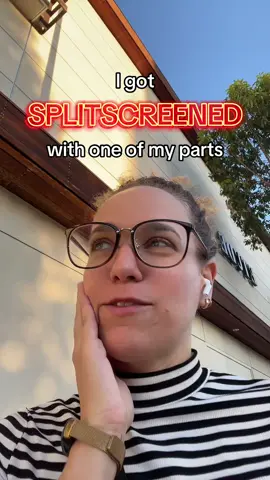 My brain said yes, but my mouth said no.  One of my parts got triggered to fawn as a defense mechanism, and I’m learning what a tough habit that is to break.   #osdd #splitpersonality #multiplepersonalities #splitscreened 