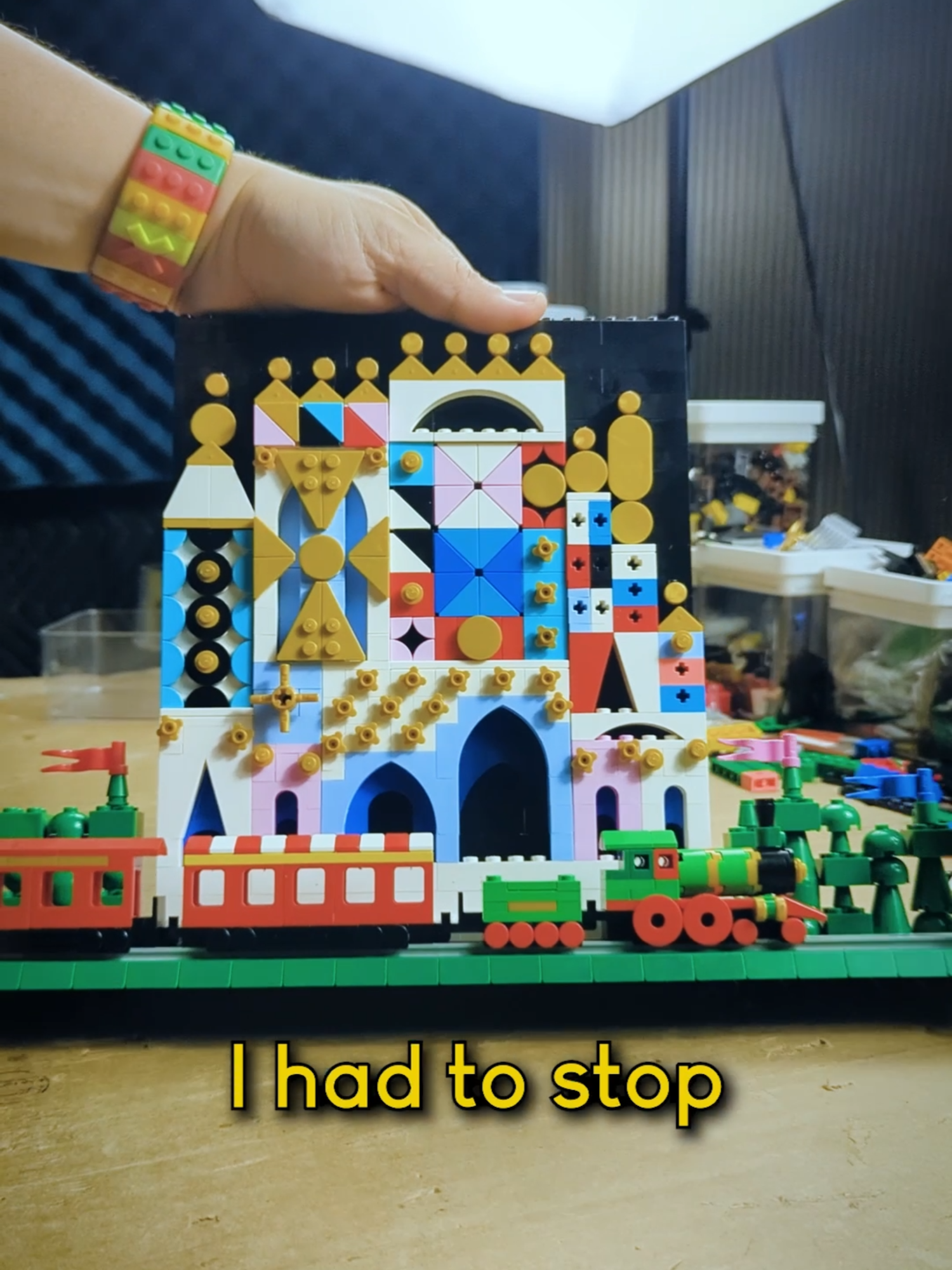 building a Small World out of LEGO#LEGO #legos #legotiktok #legotiktoker #afol #legomoc #legodisney #disneyland