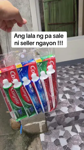 oi grabe ang lala ng sale ngayon #colgate #buy3take3colgate #colgatebuy3take3 