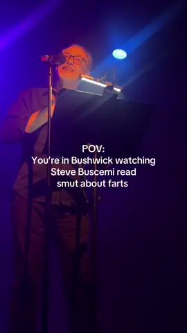 Oh, and also Austin Butler’s at his table cheering for him. Event: Eros Unbound: Erotic Readings + Confessions 📍Red Pavilion, Brooklyn  #bushwick #smuttok #austinbutler #stevebuscemi #onlyinnewyork 