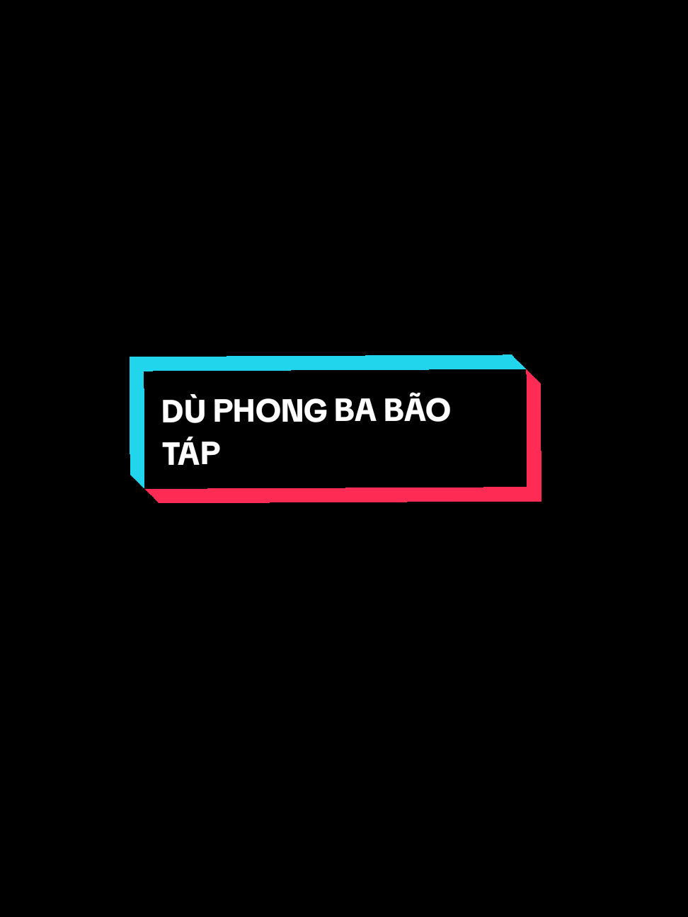 DÙ PHONG BA BÃO TÁP [cũng phải cố gắng bước qua] #music9xofficial #sbtentertainment 