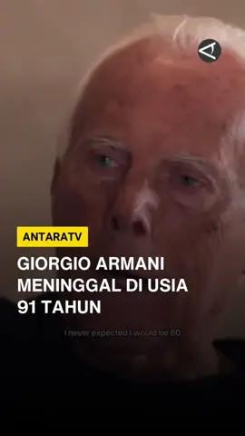Berita duka dari dunia fesyen, Giorgio Armani wafat di usia 91 tahun dengan tenang dan dikelilingi orang-orang terkasih. Simak berita terkini dan program-program menarik Antara TV di youtube Antara TV Indonesia dan antaranews.com/video! #antaratv #giorgioarmani #meninggaldunia #ripgiorgioarmani #armani #designer #fashion