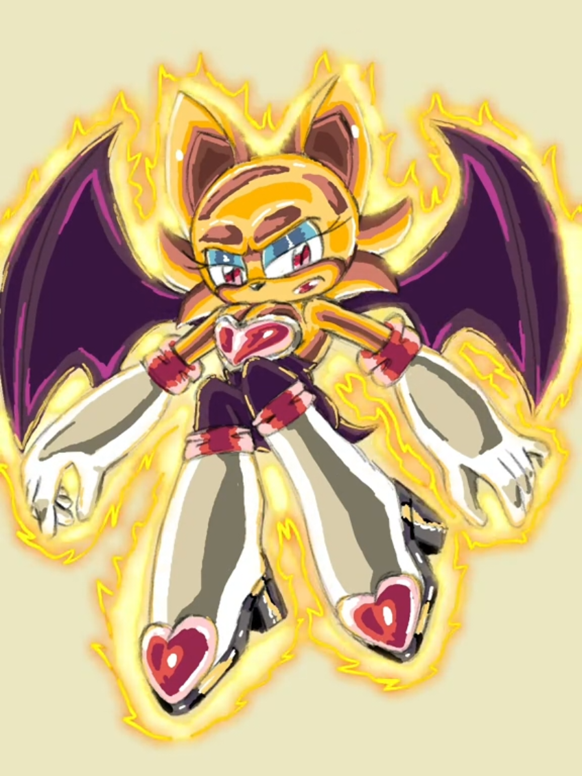 super rouge #rougethebat  #superform  #2danimation  #anime  #tohoma2d 