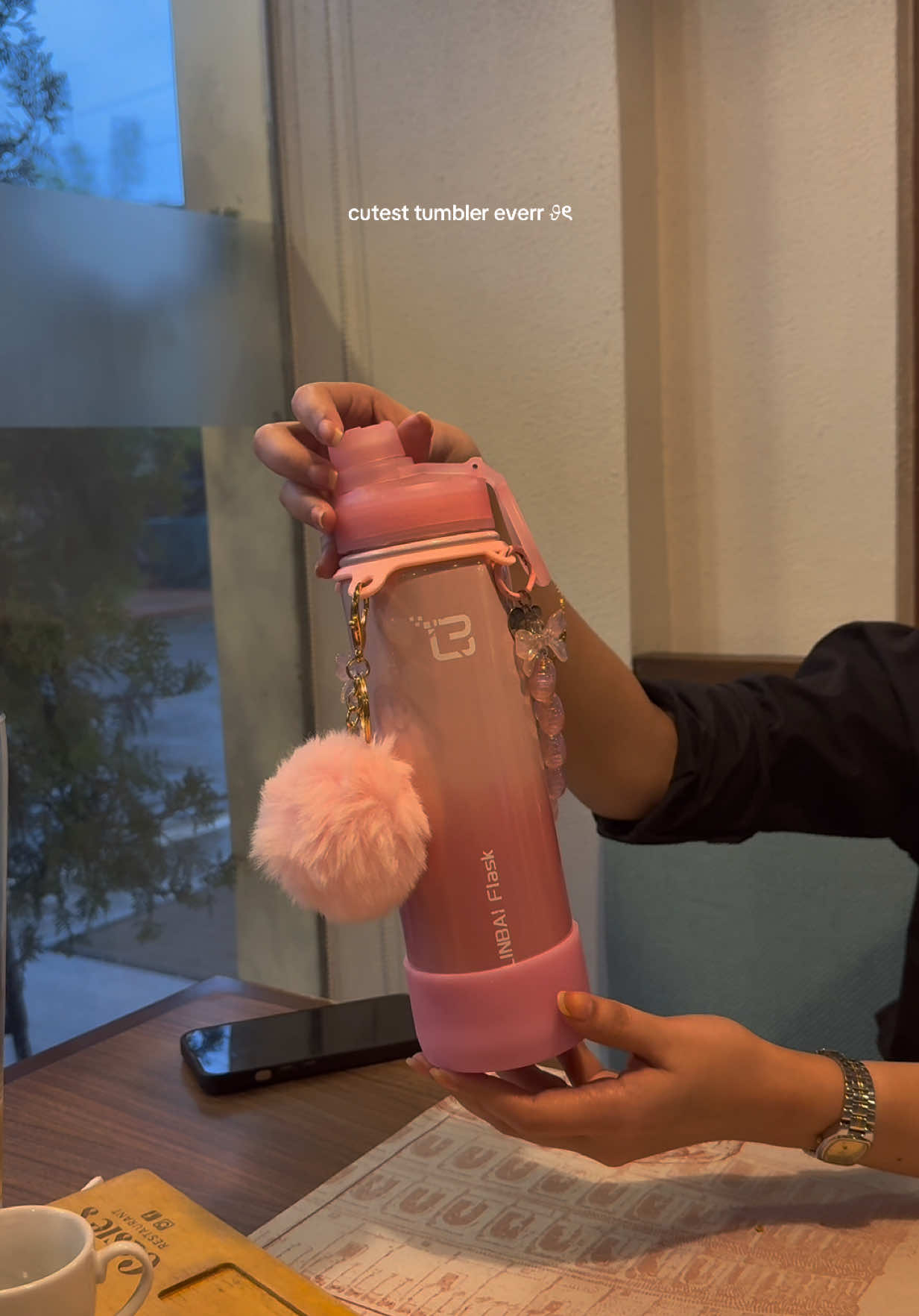 i love linbai flask talaga 💗 #linbaiflask #tumbler #cutetumbler #pink 