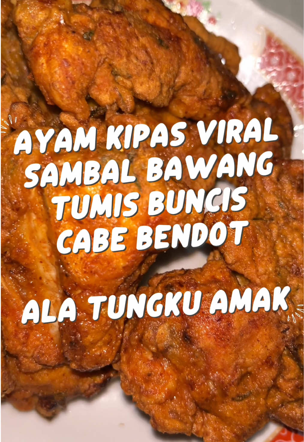 Ayam Kipas Viral, Sambal Bawang, Tumis Buncis jo Cabe Bendot ala Tungku Amak... #masakanrumahan #masakanpadang #masakansederhana #minang #fy 