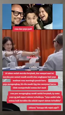 16 tahun berpisah, rossa dan yoyo padi masih sama² sendiri #fypviral #beritaartis #beritaviral 