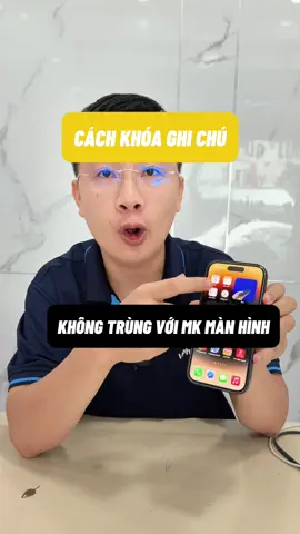 Cách khóa ghi chú trên iPhone #reviewiphone #vphone24h #thuthuathay #thuthuatiphone #iphonegiare 
