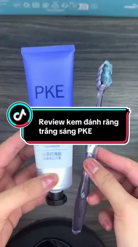 Review kem đánh răng trắng sáng PKE#kemdanhrangpke #trangrangthommieng #kemdanhrang 