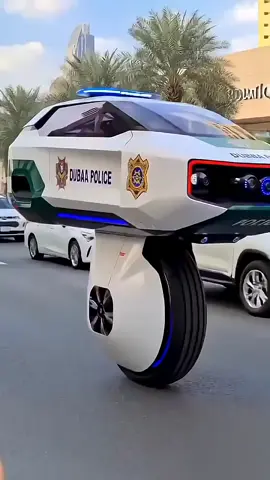 Dubai Police Futuristic Car Mobile UNREALISTIC AI