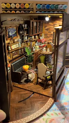 Replying to @kimgee63  Coffee shop book nook kit tips #booknook #booknookkit #booknookdiy #craftygirl #bookish @CUTEBEEOFFICALSHOP 