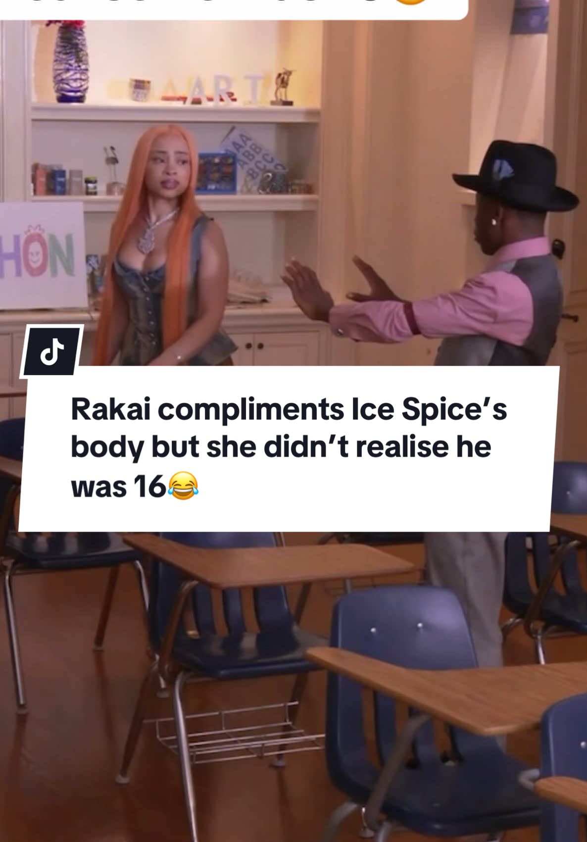 Rakai compliments Ice Spice’s body but she didn’t realise he was 16😂#rakai #icespice #kaicenat #mafiathon3 #fyp @2xRakai @Kai Cenat @ice spice 