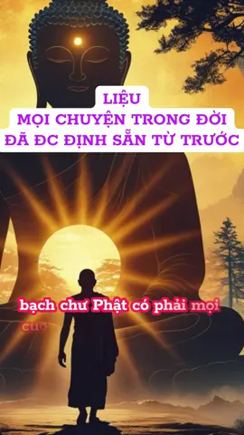 Bạch chư phật. Liệu có phải mọi việc trong đời đã đc định sẵn từ trước không ạ#xuhuong #fyp #xuhuongtiktok #LearnOnTikTok 