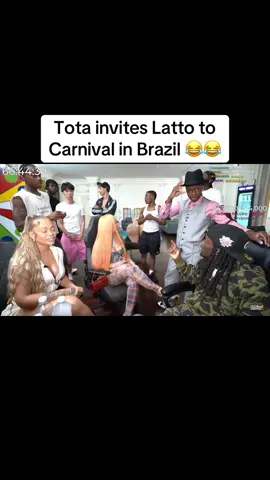 Tota invites Latto to Carnival in Brazil #tota #viral #foryoupage 