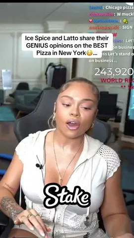 Ice Spice and Latto share their GENIUS opinions on the BEST Pizza in New York😳… #kaicenat #icespice #latto #mafiathon3 